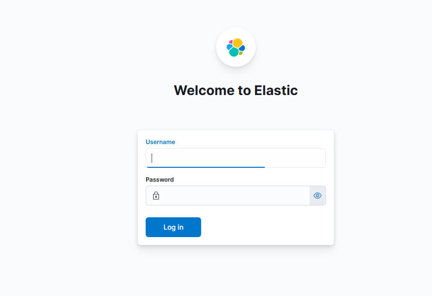 kibana-login-page